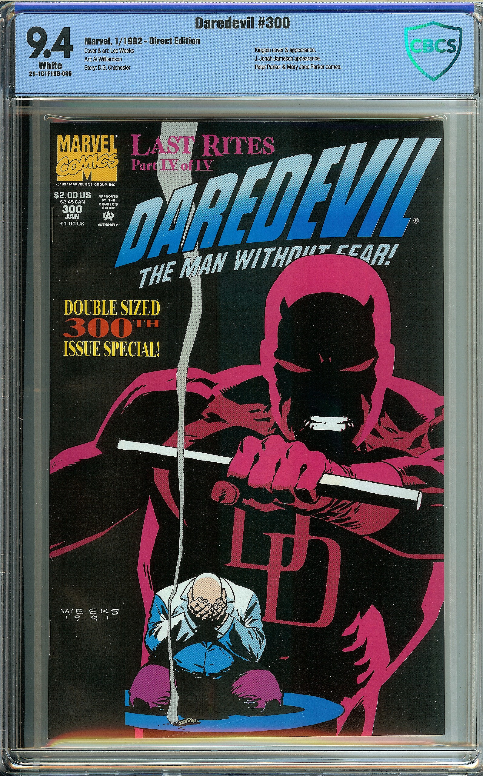 DAREDEVIL Front Cover