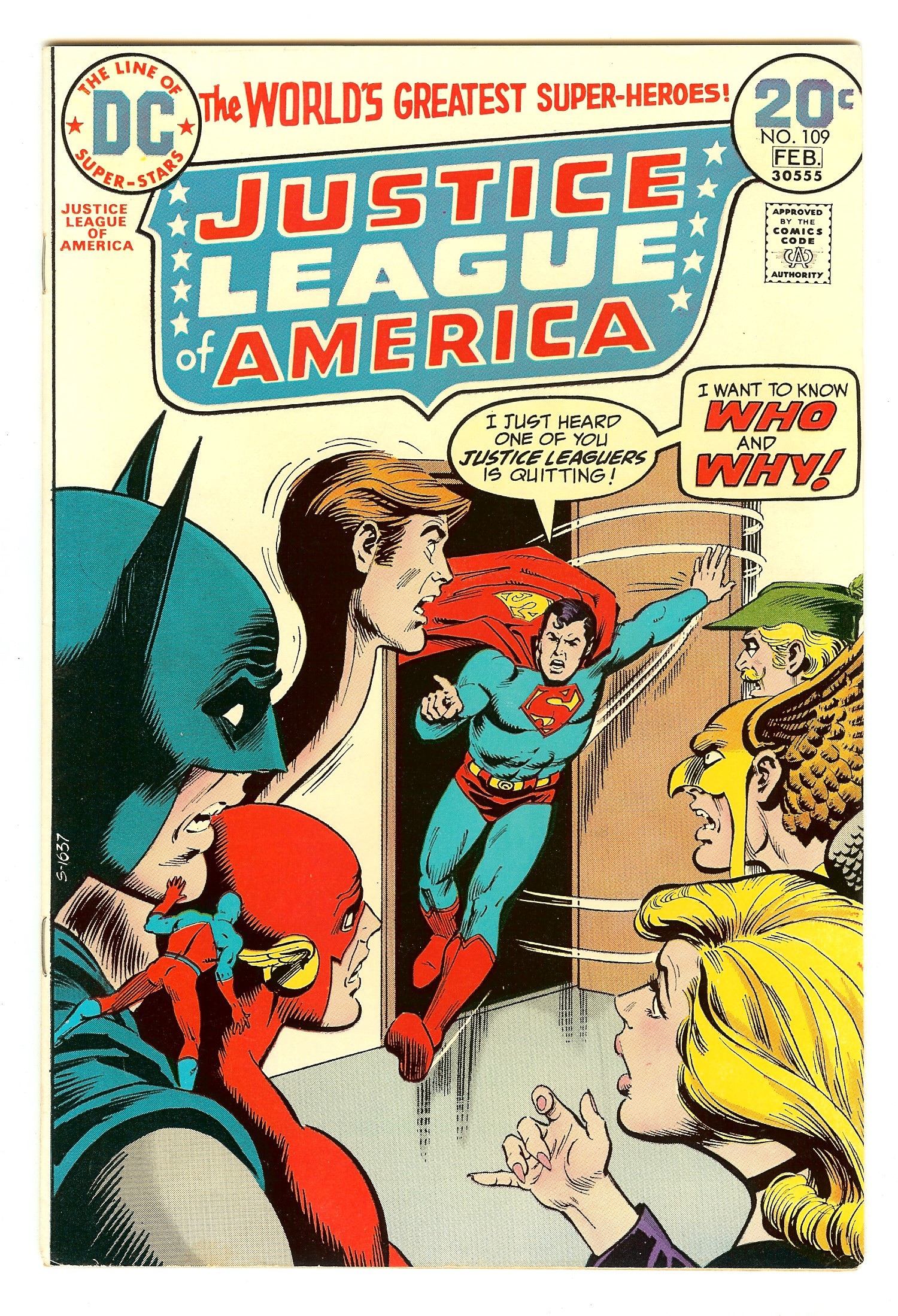 JUSTICE LEAGUE OF AMERICA Front Cover