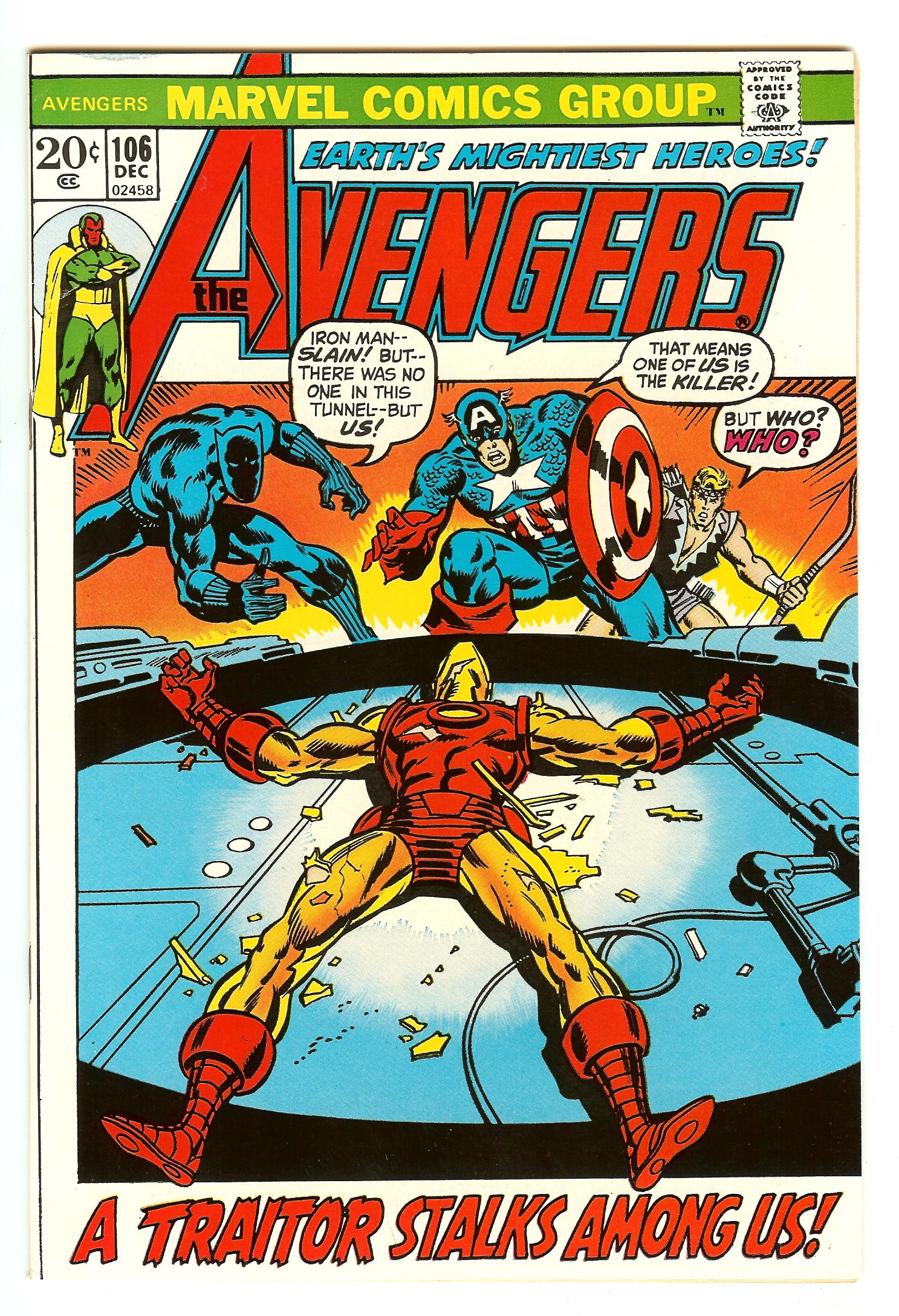 AVENGERS Front Cover