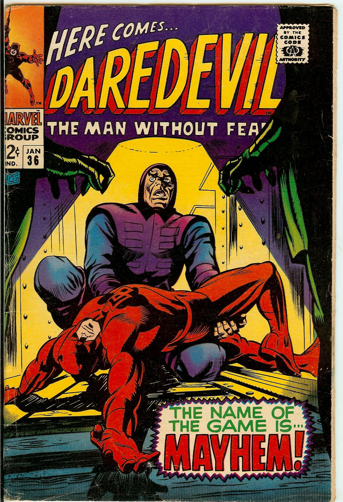 DAREDEVIL Front Cover