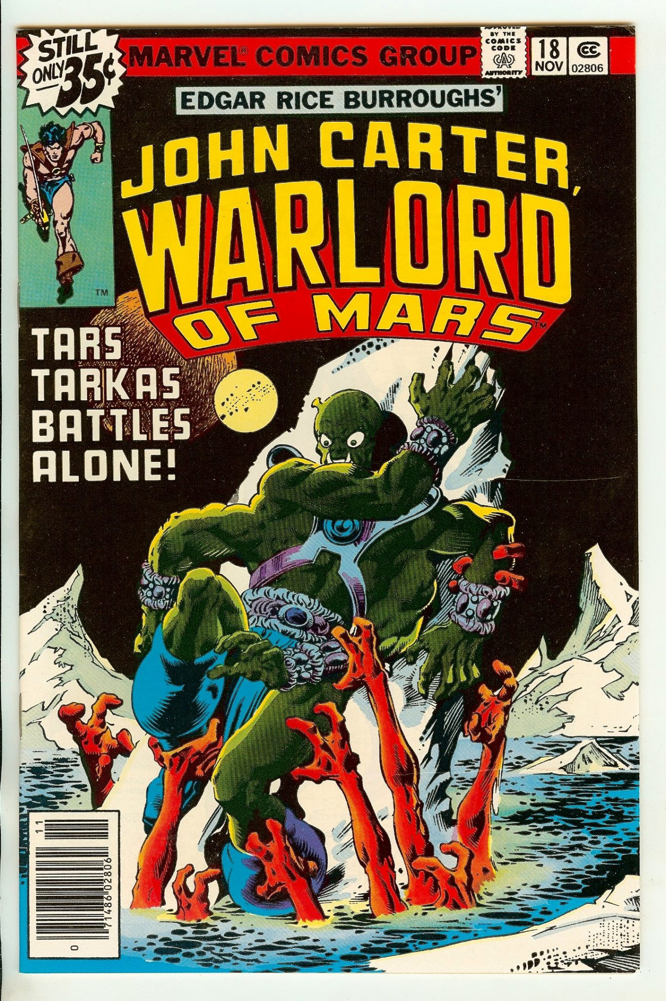 John Carter Warlord Of Mars 18 8 5 Reece S Rare Comics
