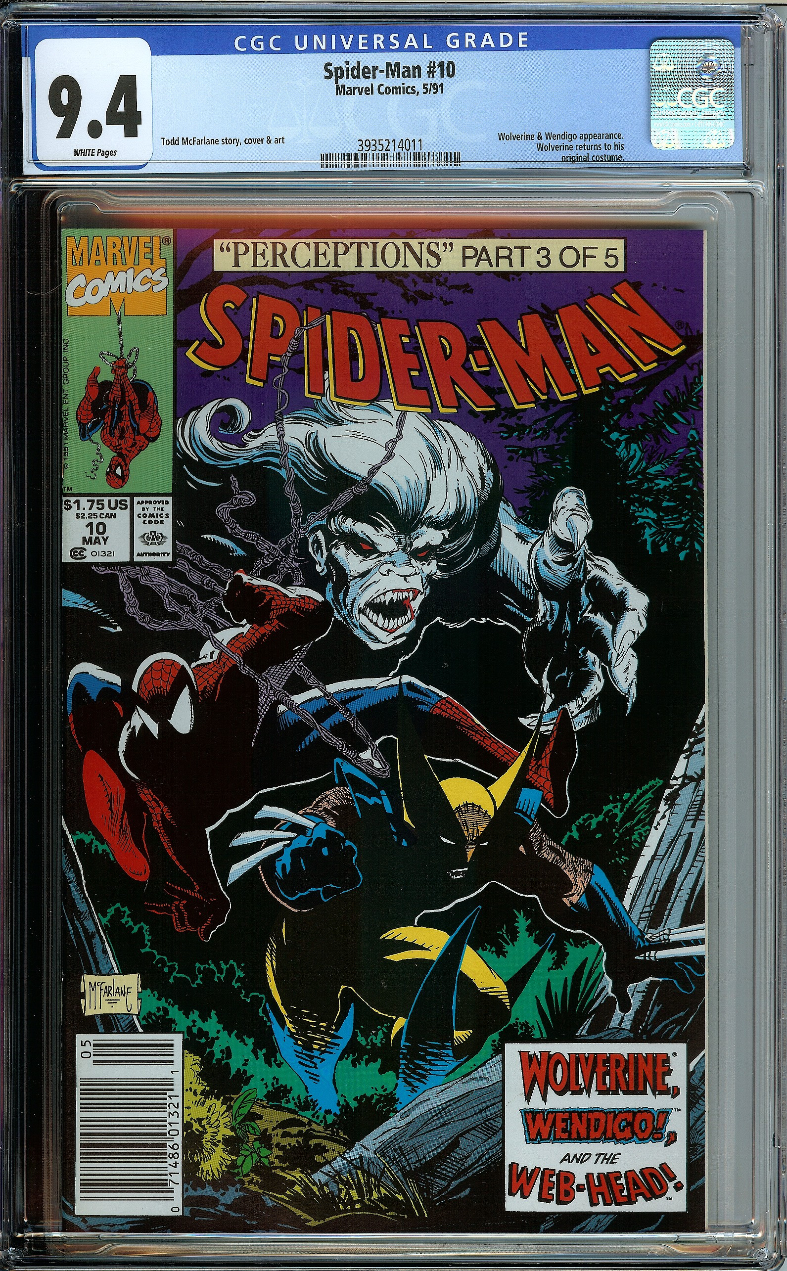 SPIDER-MAN Front Cover
