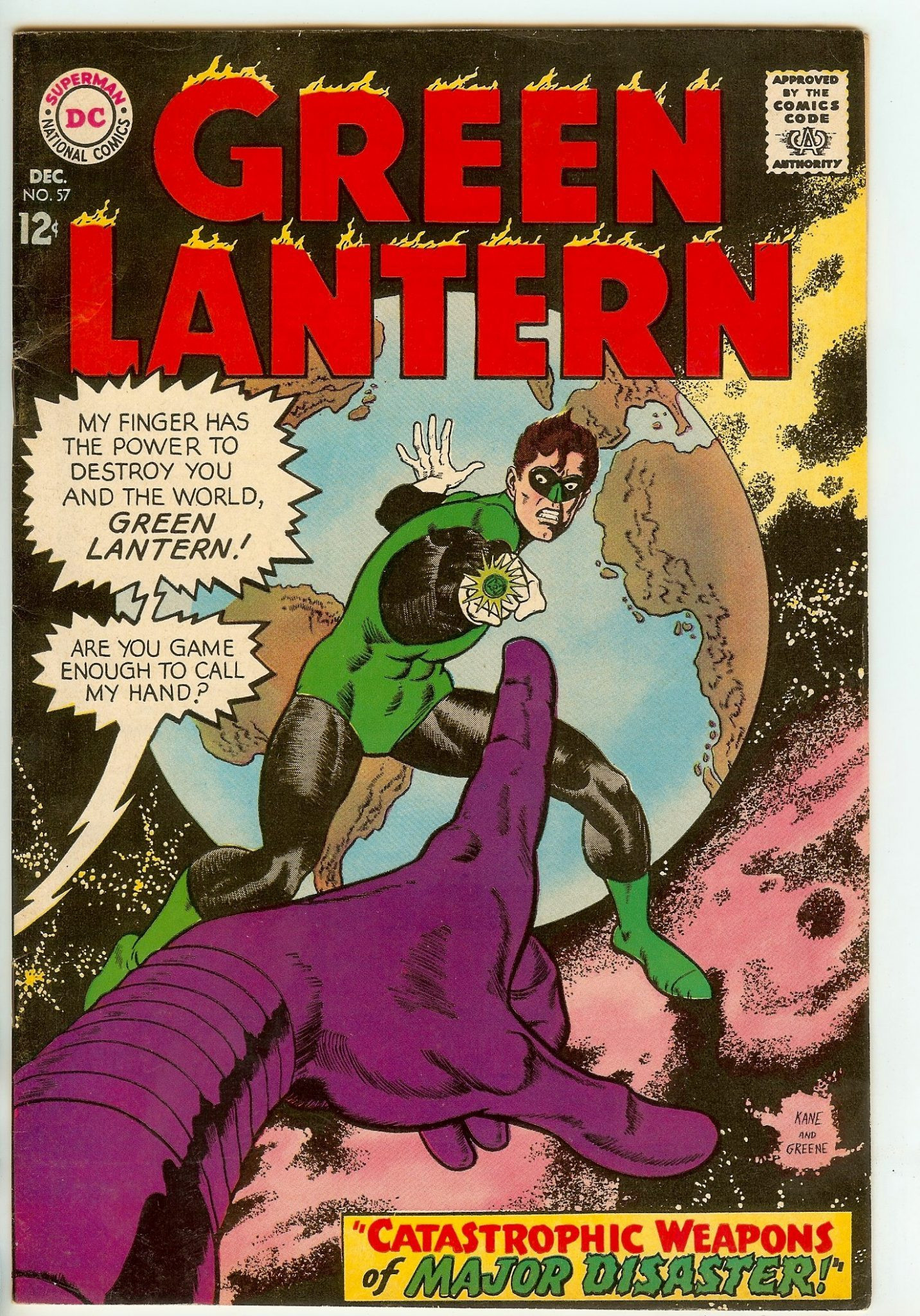 GREEN LANTERN Front Cover
