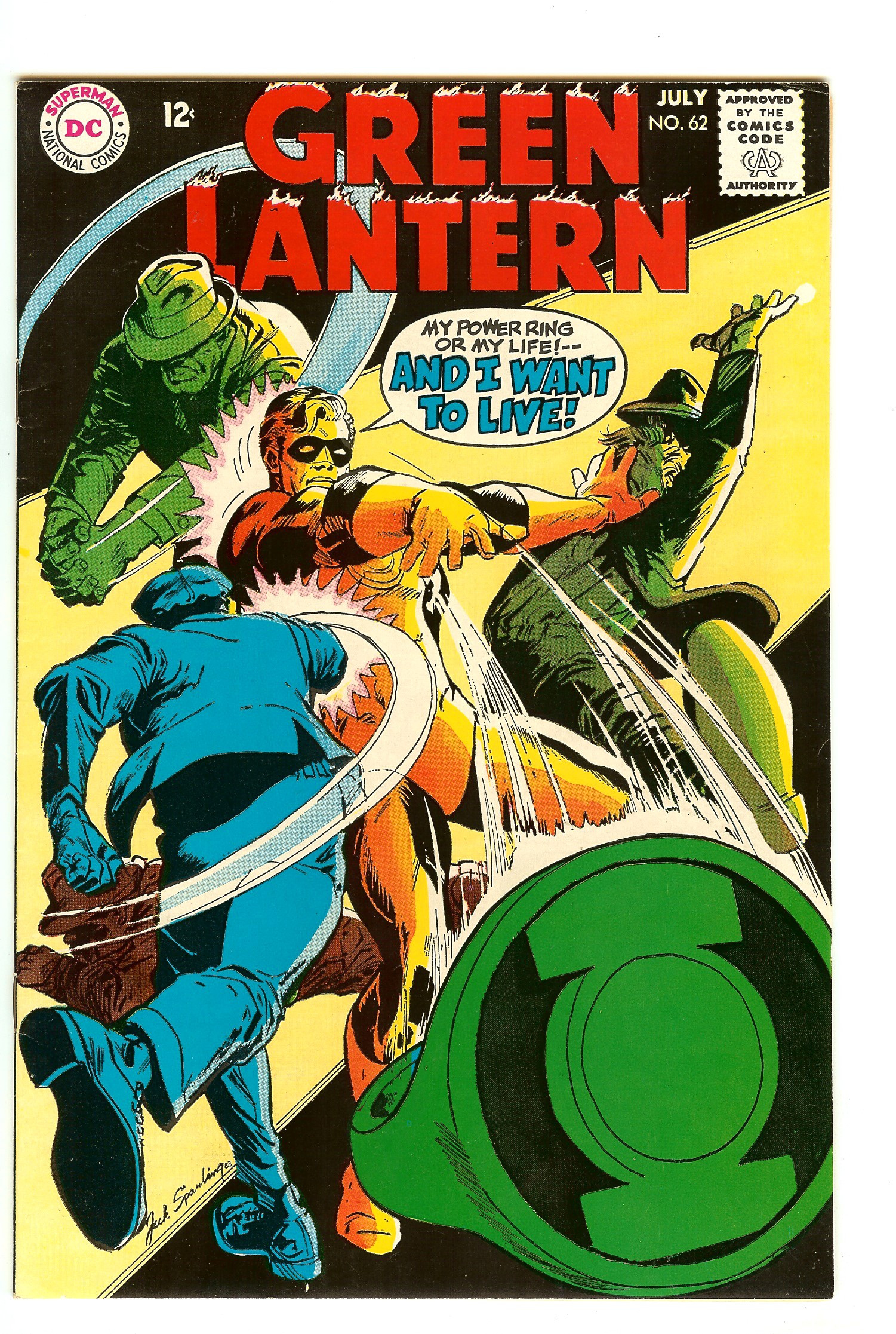 GREEN LANTERN Front Cover