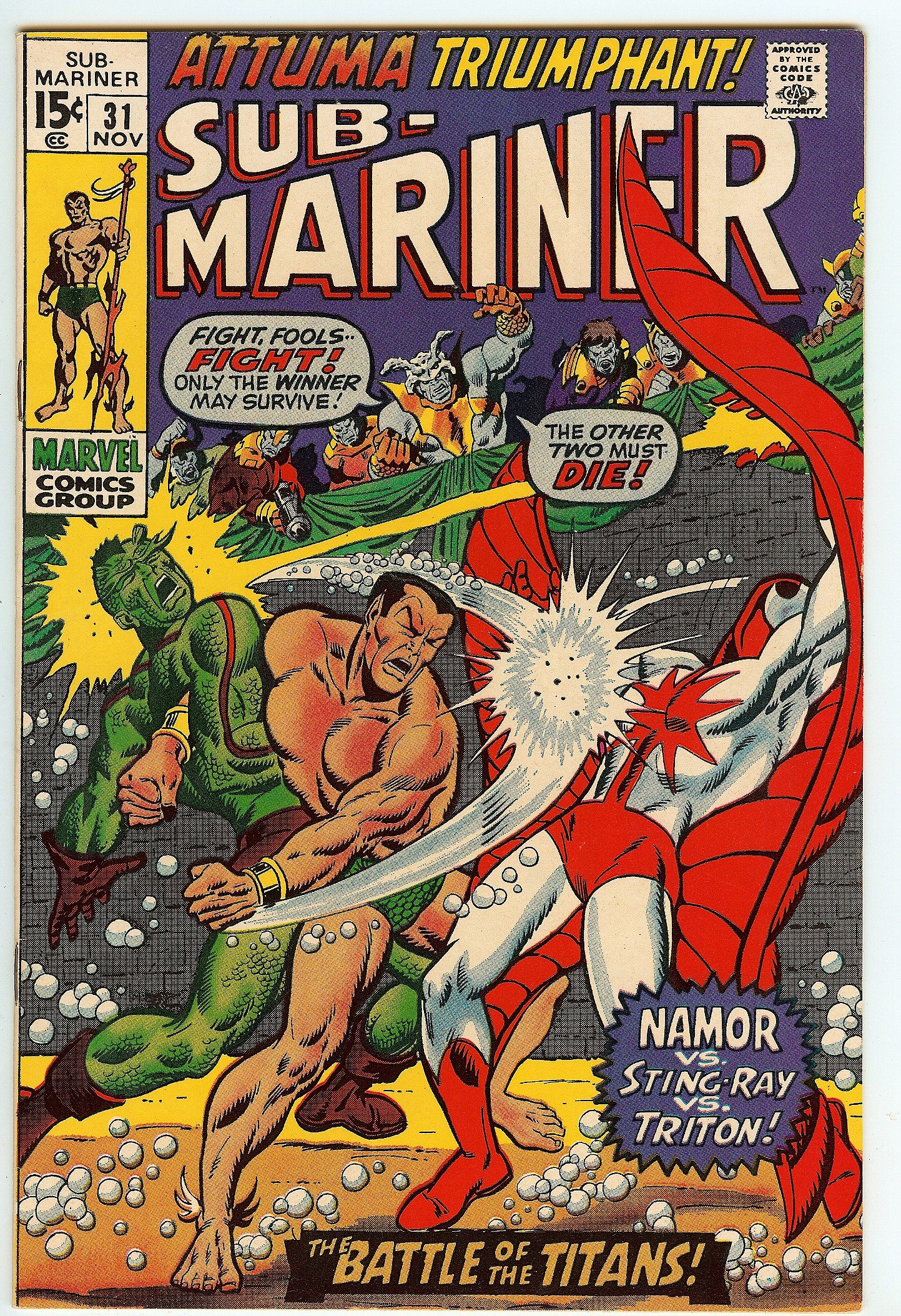 SUB-MARINER Front Cover