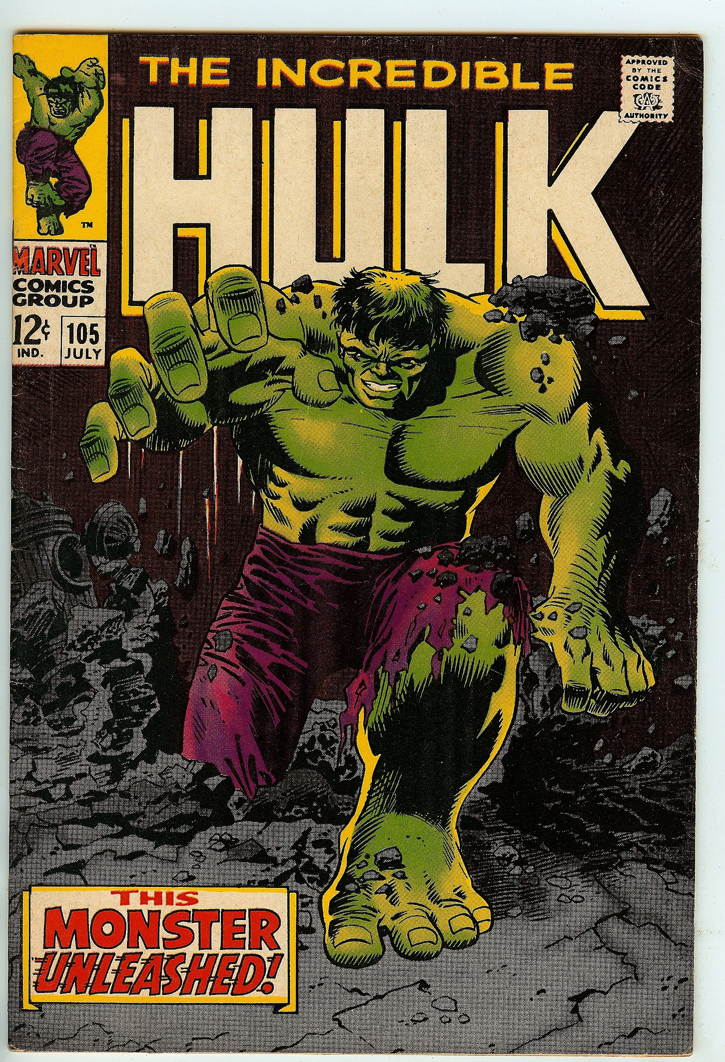 INCREDIBLE HULK Front Cover