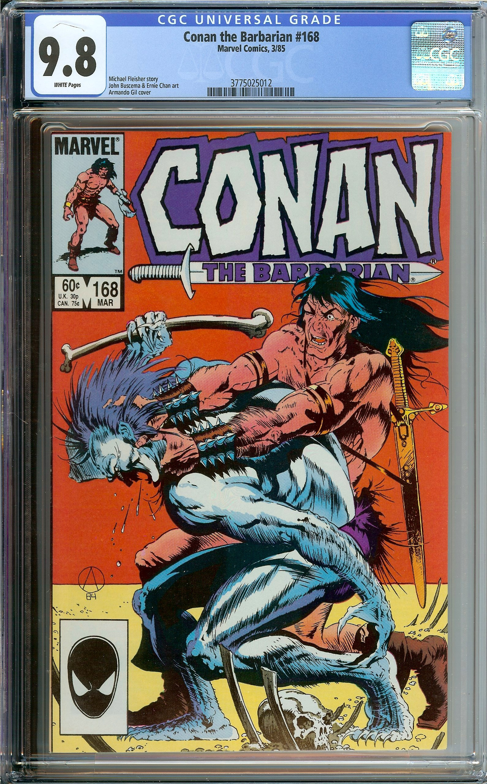 CONAN THE BARBARIAN Front Cover
