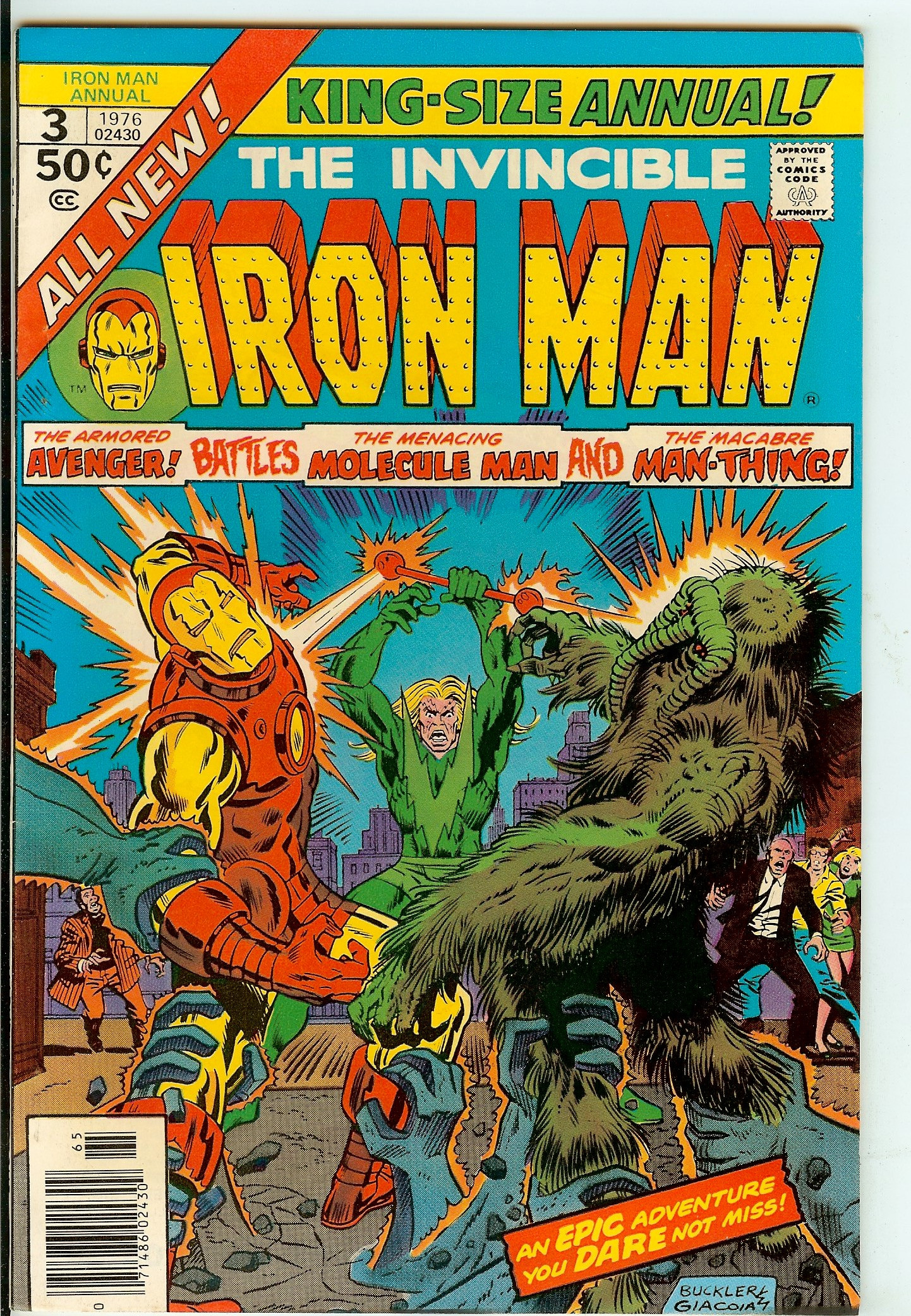 IRON MAN ANNUAL Front Cover