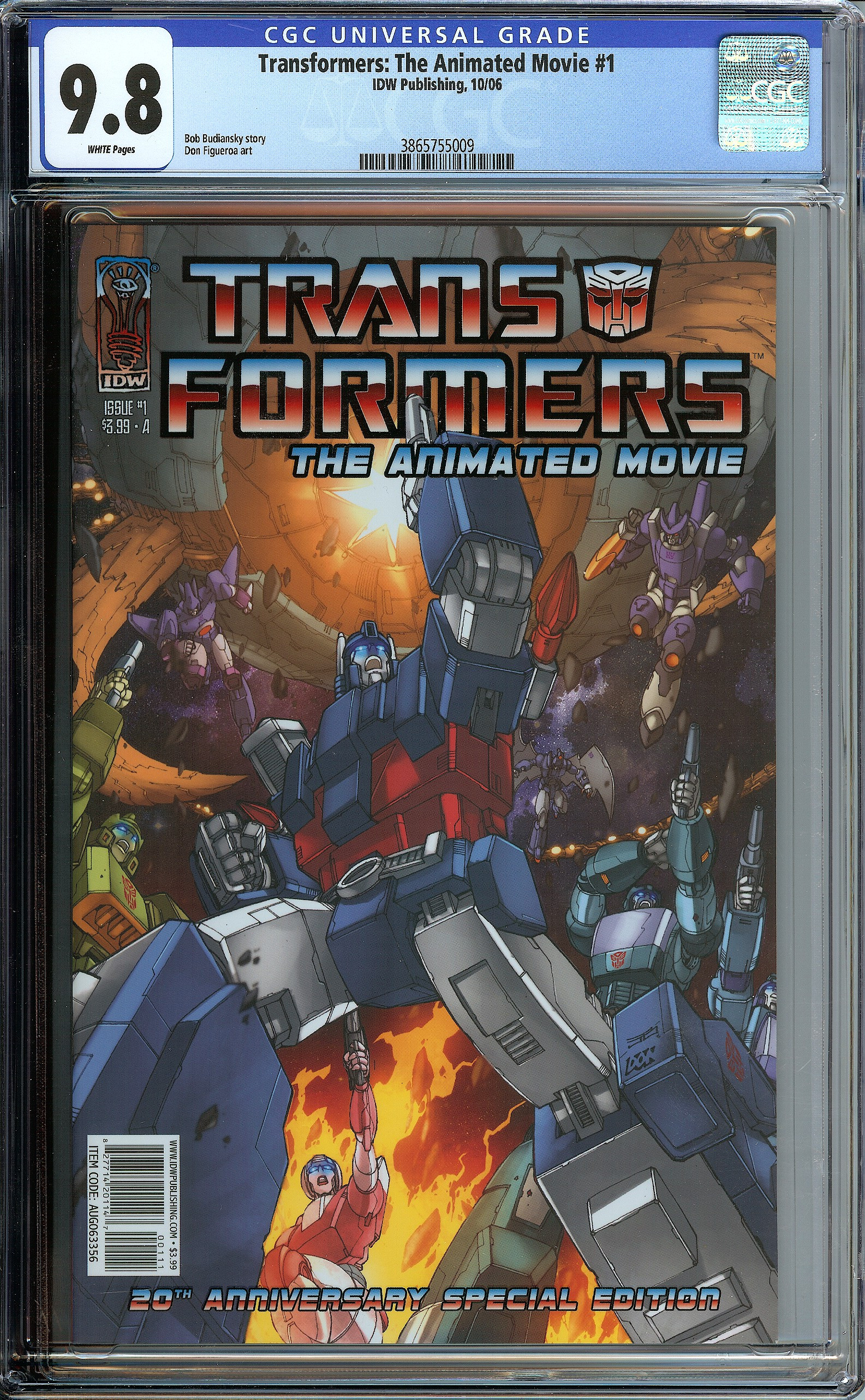 TRANSFORMERS: THE ANIMATED MOVIE Front Cover