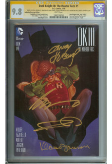 DARK KNIGHT III: THE MASTER RACE #1 CGC 9.8 WHITE PAGES front cover