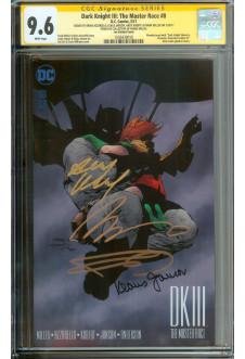 DARK KNIGHT III: THE MASTER RACE #8 CGC 9.6 WHITE PAGES front cover