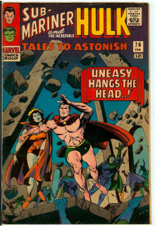TALES TO ASTONISH #76 7.5 front cover