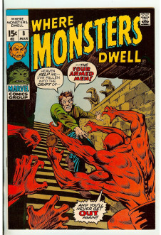 WHERE MONSTERS DWELL #8 7.5 front cover