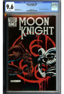 MOON KNIGHT #30 CGC 9.6 WHITE PAGES front cover