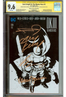 DARK KNIGHT III: THE MASTER RACE #5 CGC 9.6 WHITE PAGES front cover