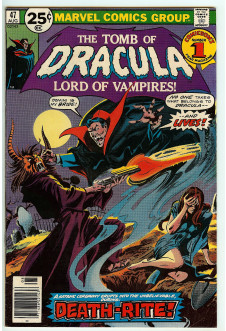 TOMB OF DRACULA #47 6.5 front cover