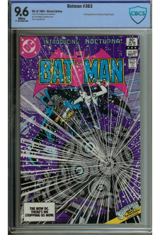 BATMAN #363 CBCS 9.6 WHITE PAGES front cover