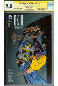 DARK KNIGHT III: THE MASTER RACE #4 CGC 9.8 WHITE PAGES front cover