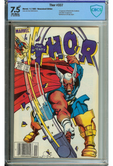 THOR #337 CBCS 7.5 OW PAGES front cover
