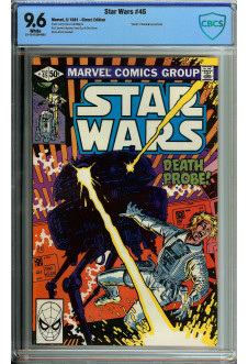STAR WARS #45 CBCS 9.6 WHITE PAGES front cover