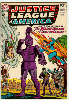 JUSTICE LEAGUE OF AMERICA #34 6.5 front cover