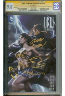 DARK KNIGHT III: THE MASTER RACE #1 CGC 9.8 WHITE PAGES front cover