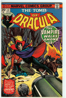 TOMB OF DRACULA #37 5.5 front cover
