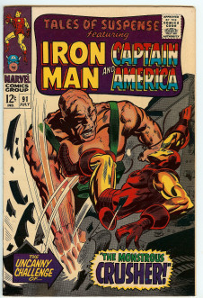 TALES OF SUSPENSE #91 7.5 front cover