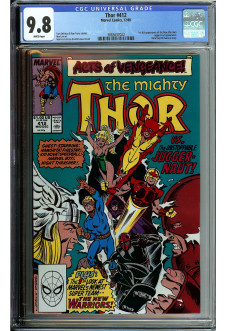 THOR #412 CGC 9.8 WHITE PAGES | Reece's Rare Comics