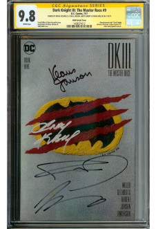 DARK KNIGHT III: THE MASTER RACE #9 CGC 9.8 WHITE PAGES KIDD VARIANT front cover