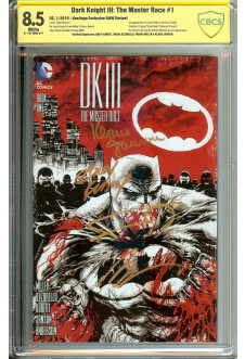 DARK KNIGHT III: THE MASTER RACE #1 CBCS 8.5 WHITE PAGES front cover