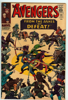 AVENGERS #24 7.5 front cover