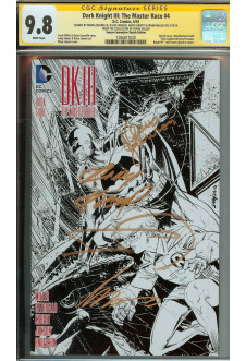 DARK KNIGHT III: THE MASTER RACE #4 CGC 9.8 WHITE PAGES front cover