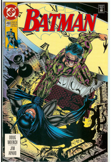 BATMAN #490 8.0 front cover
