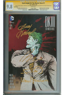 DARK KNIGHT III: THE MASTER RACE #1 CGC 9.8 WHITE PAGES front cover