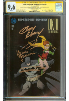 DARK KNIGHT III: THE MASTER RACE #6 CGC 9.6 WHITE PAGES front cover