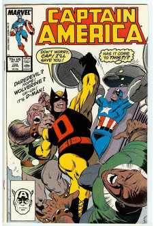 CAPTAIN AMERICA #328 7.5 front cover