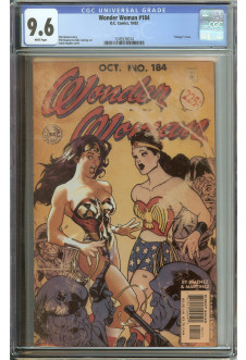 WONDER WOMAN #184 CGC 9.6 WHITE PAGES front cover