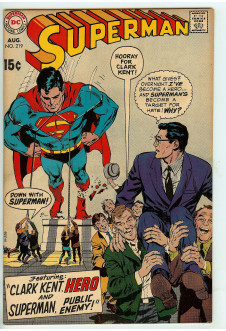 SUPERMAN #219 6.5 front cover