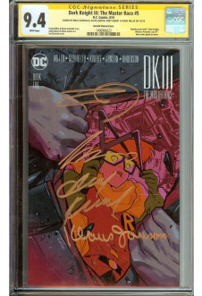 DARK KNIGHT III: THE MASTER RACE #5 CGC 9.4 WHITE PAGES front cover