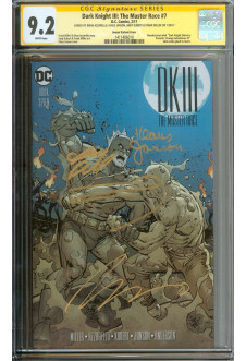 DARK KNIGHT III: THE MASTER RACE #7 CGC 9.2 WHITE PAGES front cover