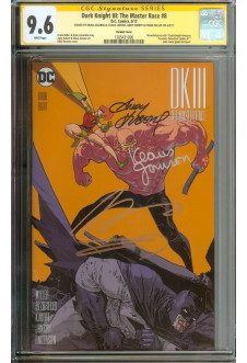 DARK KNIGHT III: THE MASTER RACE #8 CGC 9.6 WHITE PAGES front cover