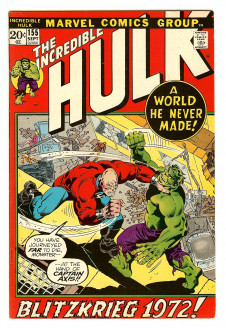 INCREDIBLE HULK #155 7.5 front cover