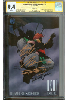 DARK KNIGHT III: THE MASTER RACE #8 CGC 9.4 WHITE PAGES front cover