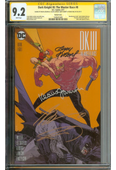 DARK KNIGHT III: THE MASTER RACE #8 CGC 9.2 WHITE PAGES front cover