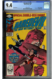 DAREDEVIL #181 CGC 9.4 OW/WH PAGES front cover