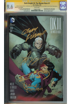 DARK KNIGHT III: THE MASTER RACE #1 CGC 9.6 WHITE PAGES front cover