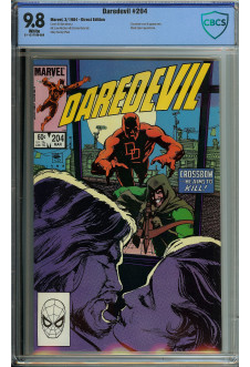 DAREDEVIL #204 CBCS 9.8 WHITE PAGES front cover
