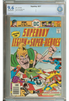 SUPERBOY #217 CBCS 9.6 OW/WH PAGES front cover