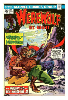 WEREWOLF BY NIGHT #19 8.5 front cover